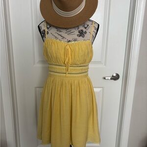 Forever 21 Pale Yellow Dress